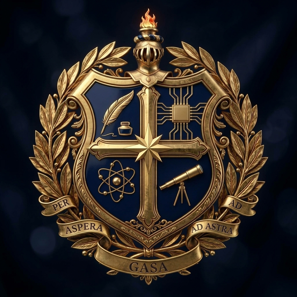GASA 3D Heraldic Academic Crest